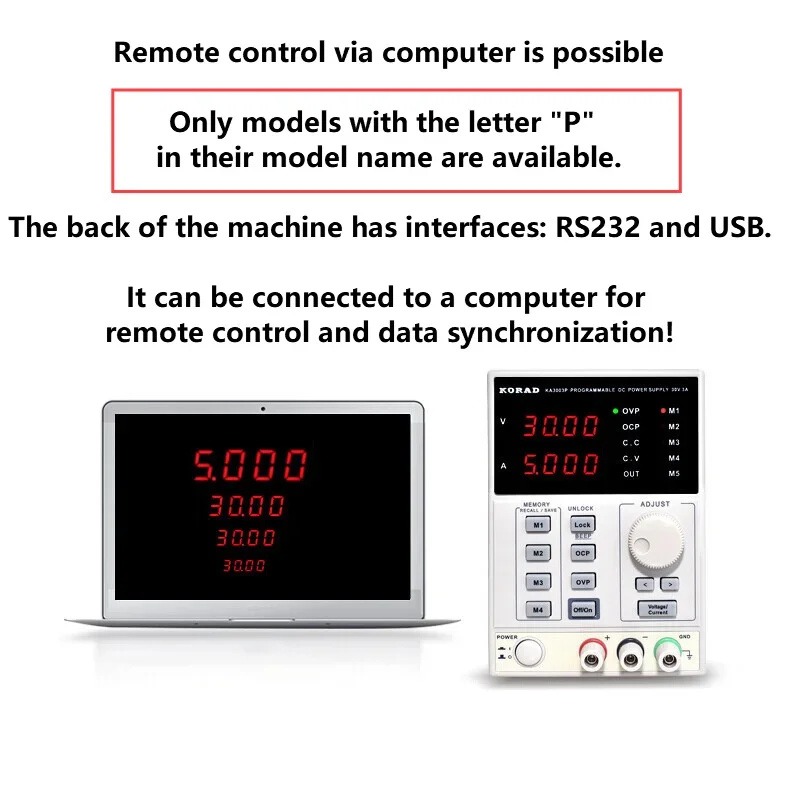 Alimentation électrique linéai - Programmable Dc Power Supply 60V 5A avis et prix