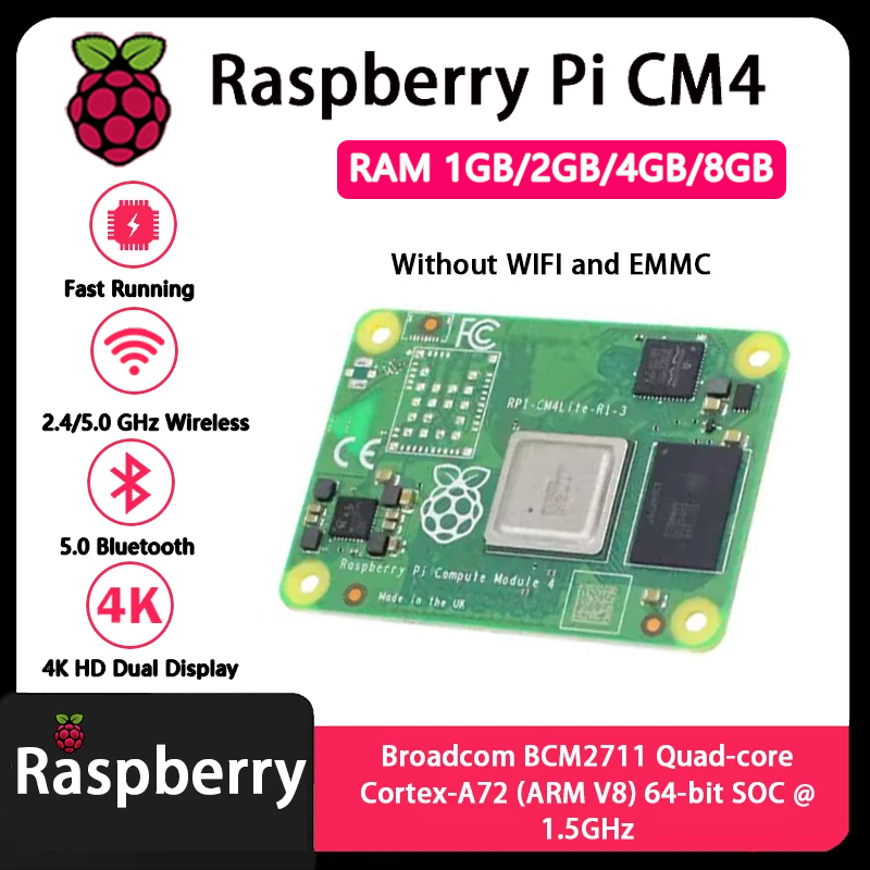 Raspberry Pi CM4 1 Go/2 Go/4 G - Raspberry Pi Compute Module 4 8Gb 32Gb avis et prix
