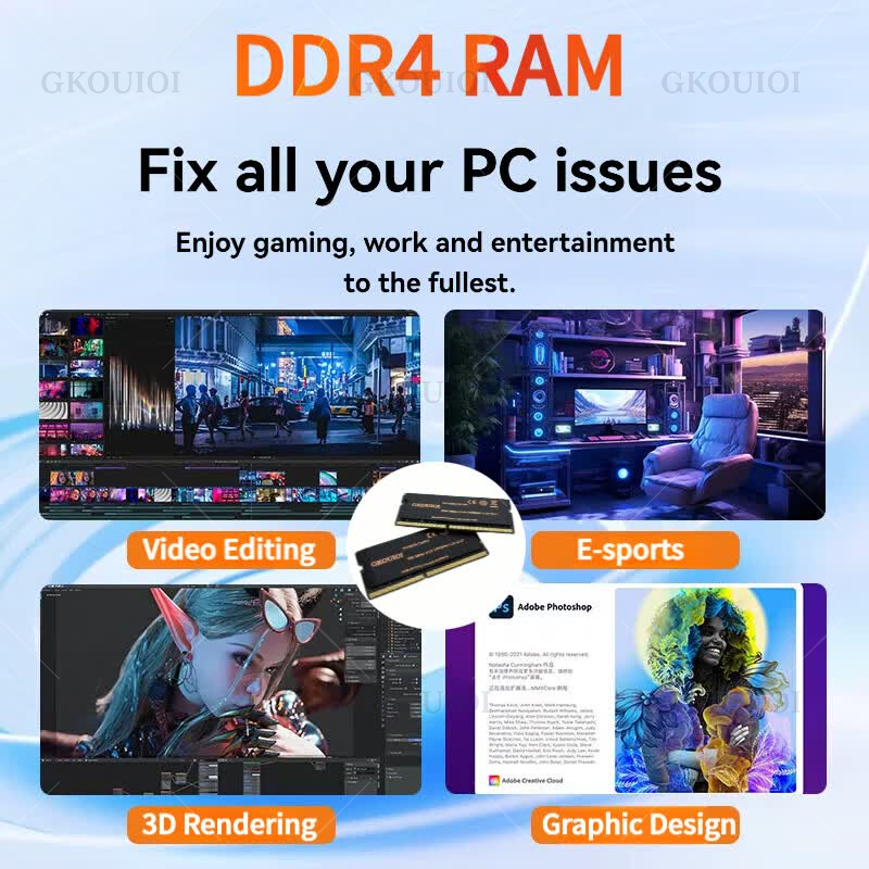 Mémoire RAM DDR4 GKOUIOI 4 Go  - Khadas Vim4 8Gb avis et prix