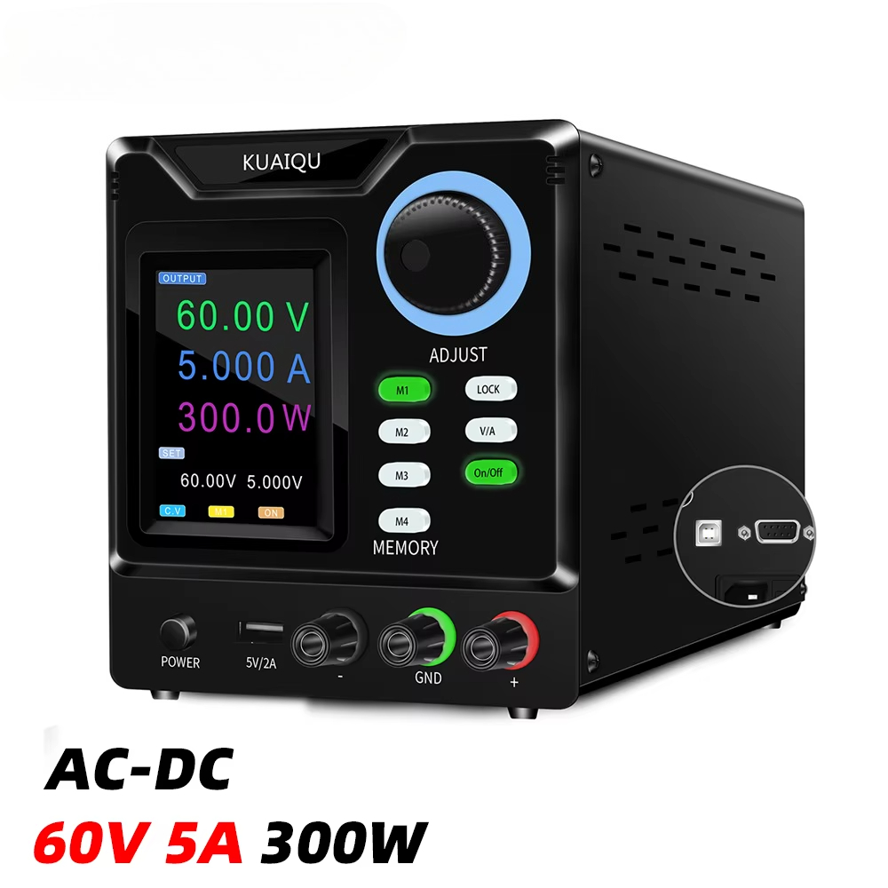 KUAIQU SPPS-D605-232 60V 5A 12 - Programmable Dc Power Supply 60V 5A avis et prix