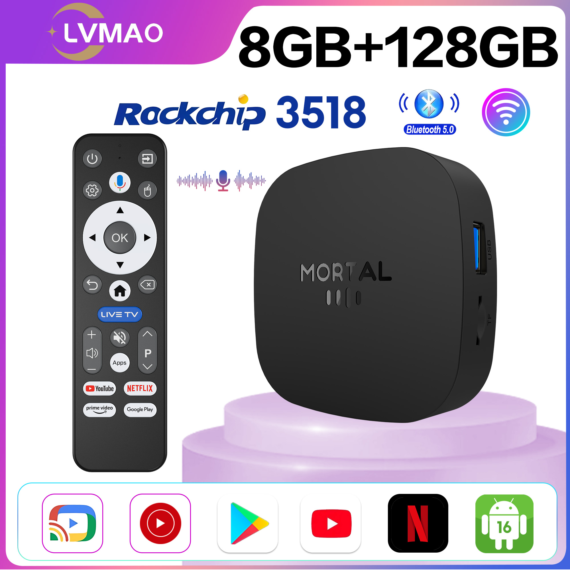 Boîtier TV T1+ RK3518 (2026) - - Khadas Vim4 8Gb avis et prix